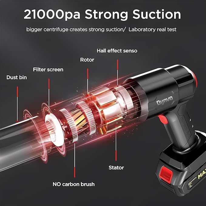 3 in 1 High Power Wireless Handheld Car Vacuum Cleaner, Portable Car/Room Vacuum Cleaner