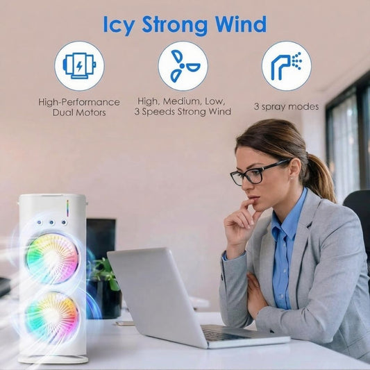 DOUBLE ENDED SPRAY FAN COLD TOWER AIR COOLER