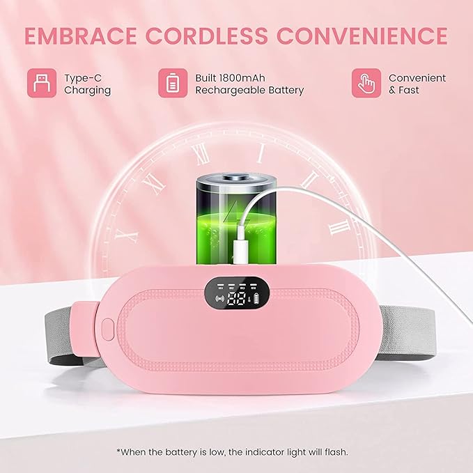 Menstrual Heating Pad – Period Pain Relief Wrap Belt for Women & Girls