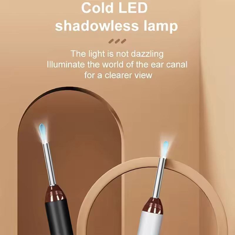 Earwax Cleaner With Camera | Earwax cleaner tool kit with 1080P camera WIFI & LED Light
