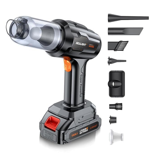 3 in 1 High Power Wireless Handheld Car Vacuum Cleaner, Portable Car/Room Vacuum Cleaner