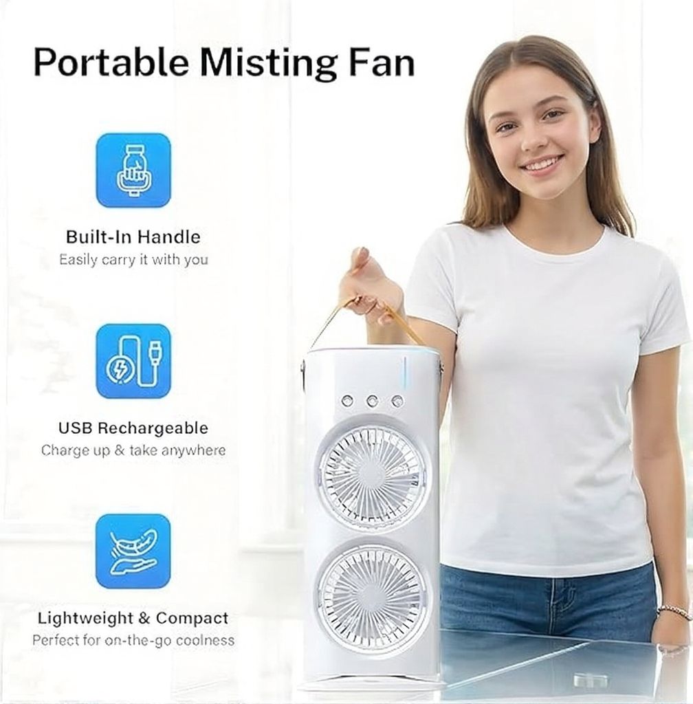 DOUBLE ENDED SPRAY FAN COLD TOWER AIR COOLER