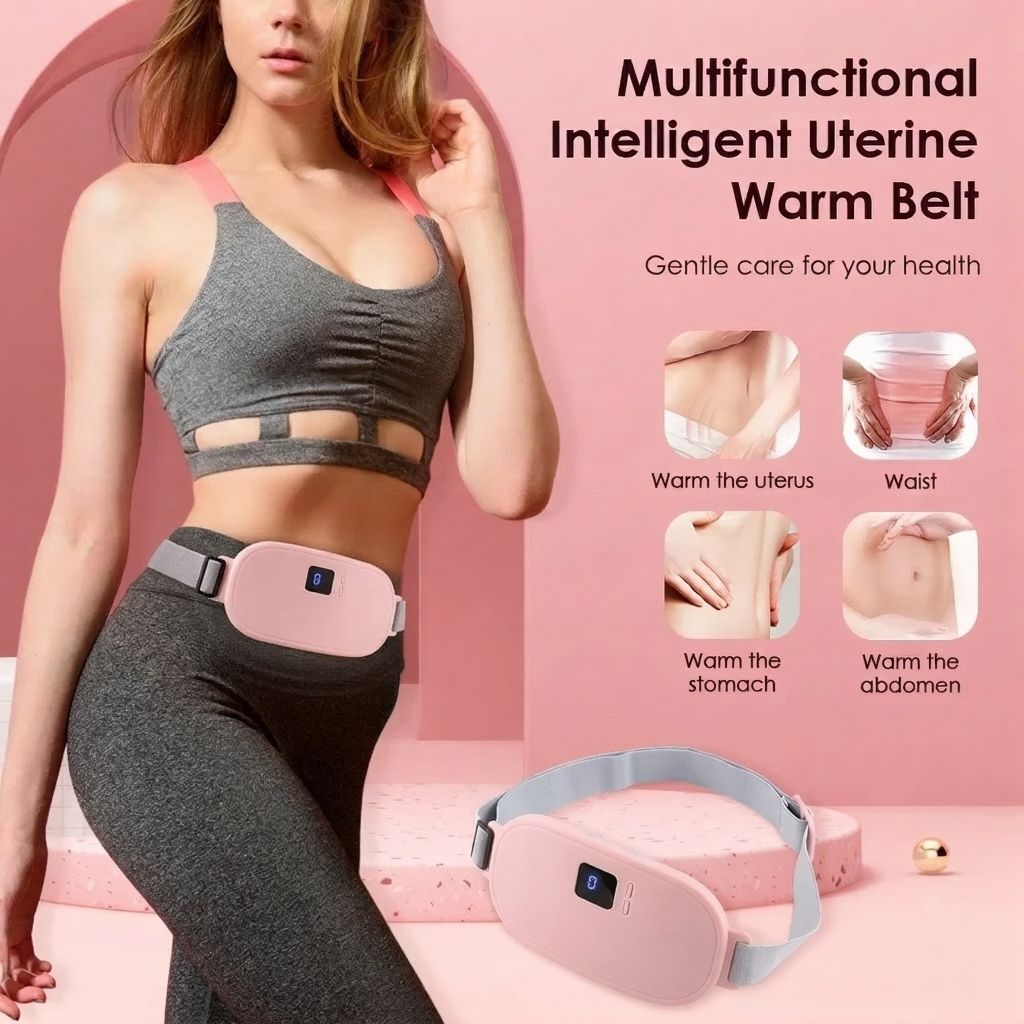 Menstrual Heating Pad – Periods Pain Relief Wrap Belt for Women & Girls
