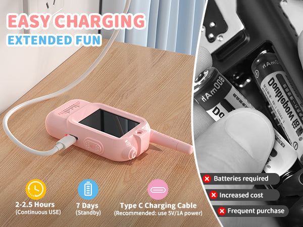 Kids Walkie Talkie in Video Calling Feature